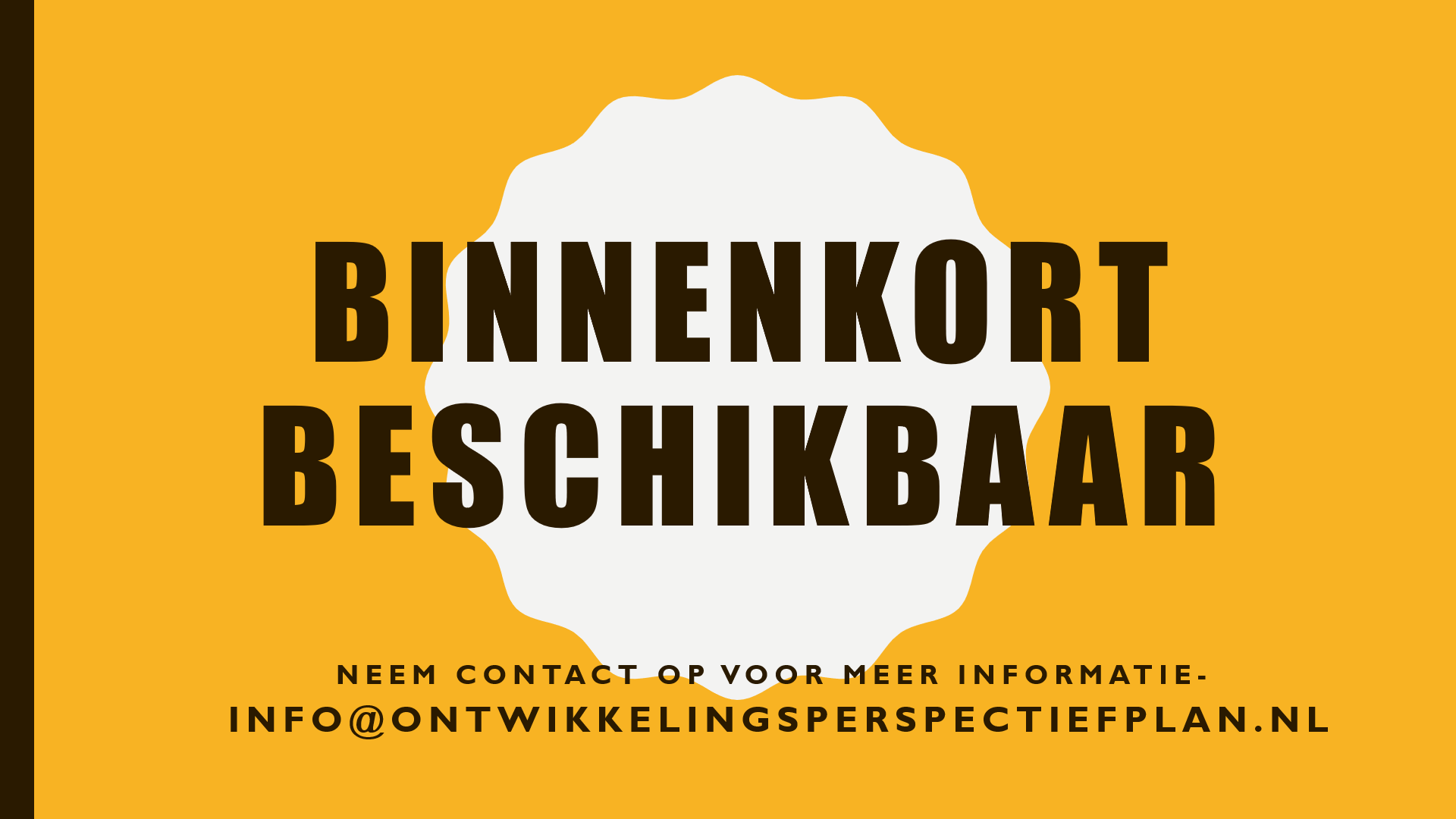 Onderwijsperspectiefplan.nl binnenkort beschikbaar